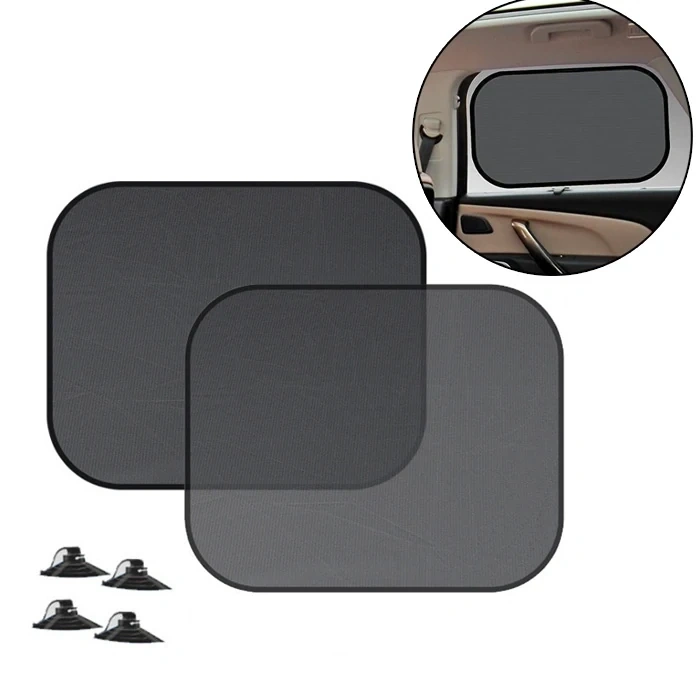 VipMarketim Ally Araç Oto Yan Cam Vantuzlu Güneşlik Kalkan 2 Adet 36x44cm-(5775)