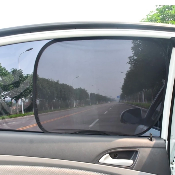 VipMarketim Ally Araç Oto Yan Cam Vantuzlu Güneşlik Kalkan 2 Adet 36x44cm-(5775)