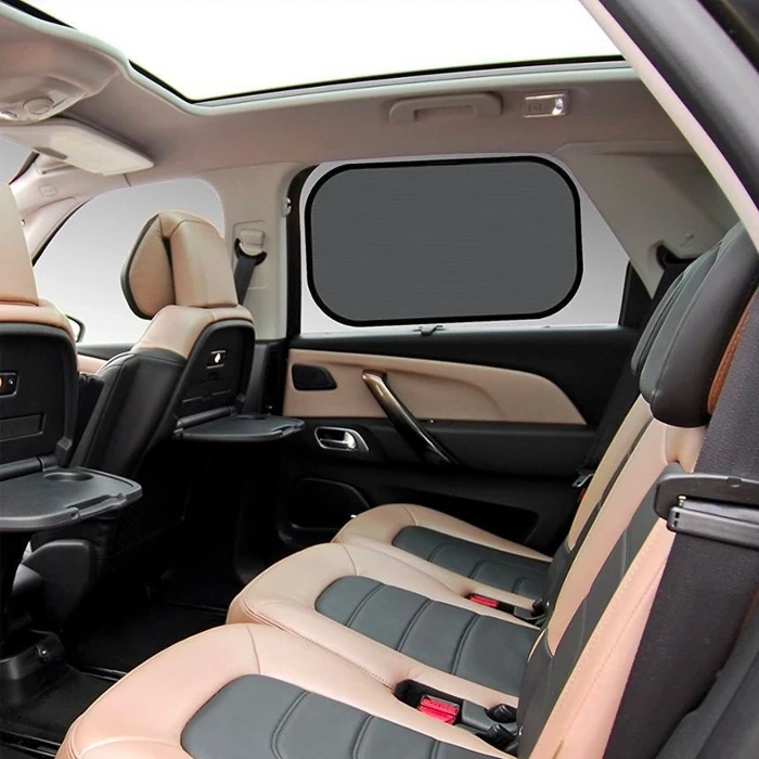 VipMarketim Ally Araç Oto Yan Cam Vantuzlu Güneşlik Kalkan 2 Adet 36x44cm-(5775)