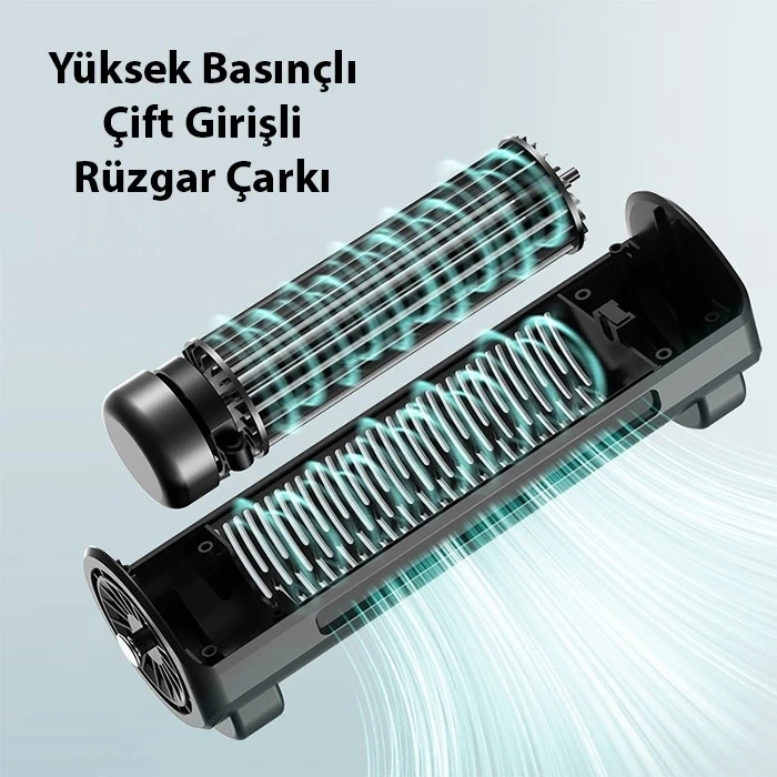 VipMarketim Ally CF01 Ayarlanabilir Araç ve Oyuncu Koltuğu için Havalandırma Soğutma Fanı - USB-(5775)