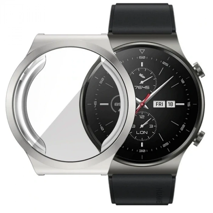 VipMarketim Ally Huawei Watch GT 2 Pro 360 Koruma Ultra İnce Silikon Kılıf-(5775)