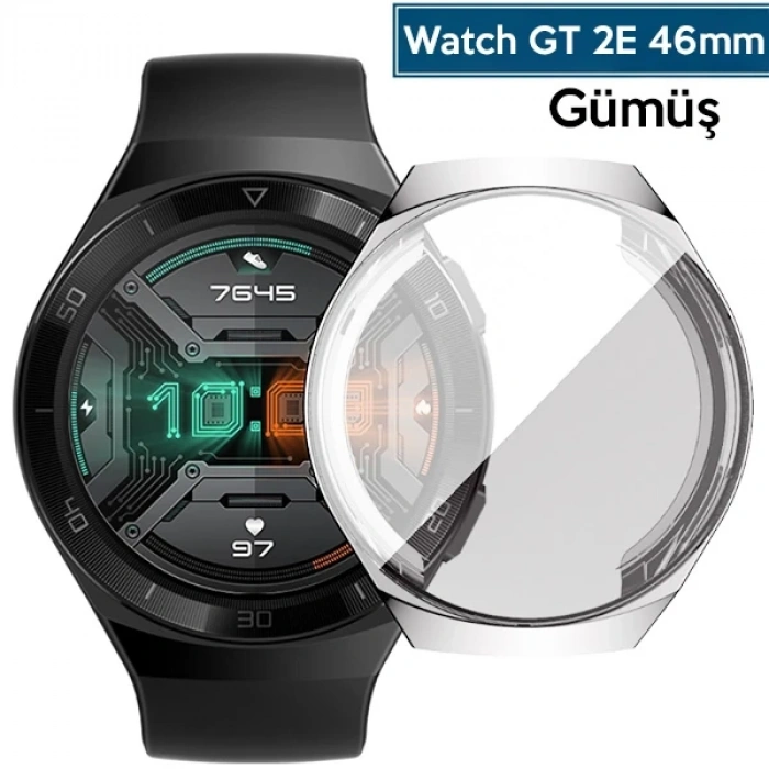 VipMarketim Ally Huawei Watch GT2E 46mm 360 Koruma Ultra İnce Silikon Kılıf-(5775)
