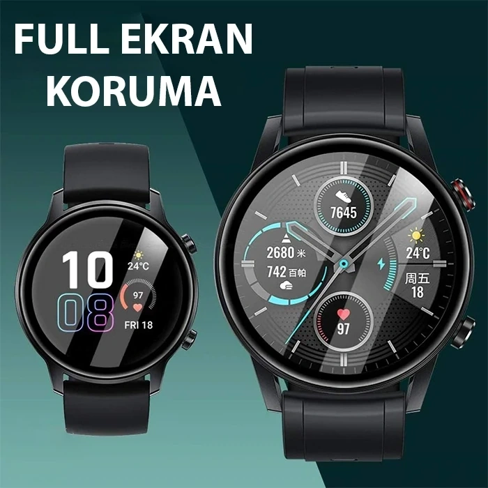 VipMarketim Ally Huawei Watch GT4 46mm PMMA Tempered Cam Ekran Koruyucu-(5775)