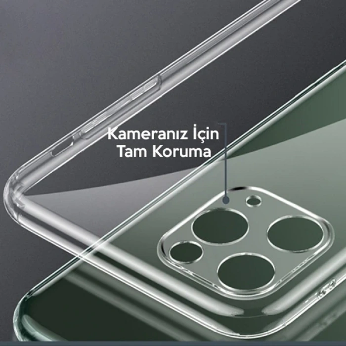 VipMarketim Ally İPhone 11 Pro 5.8 İnch Kamera Korumalı Silikon Kılıf-(5775)