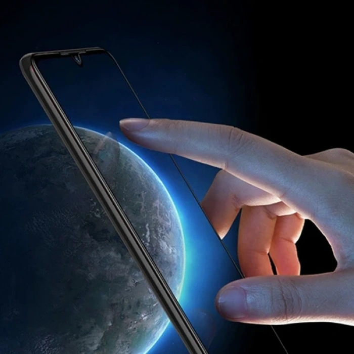 VipMarketim ALLY İPhone 12/12 Pro 6.1 9D Full Glue Tempered Cam Ekran Koruyucu-(5775)