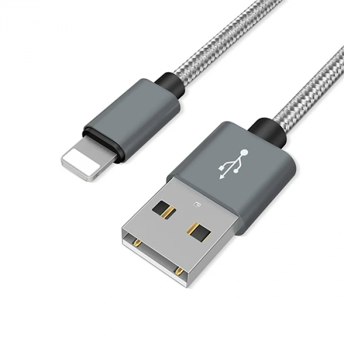 VipMarketim Ally İPhone İOS 3.0A Hızlı Şarj Halat Usb Kablo 20cm-(5775)