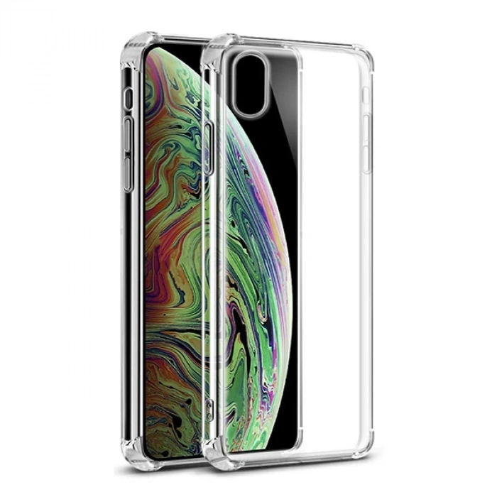 VipMarketim Ally İphone Xs Max 6.5 Anti-Drop Darbe Emici Silikon Kılıf-(5775)