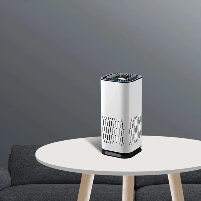 VipMarketim Ally K2 araç içm Mini Hava Temizleyici Araba Ev Ofis Taşınabilir Air Purifier-(5775)