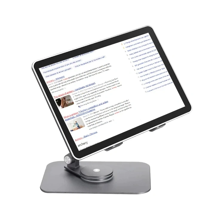 VipMarketim Ally L08 360 Derece Dönebilen Masaüstü Metal Tablet Standı-(5775)
