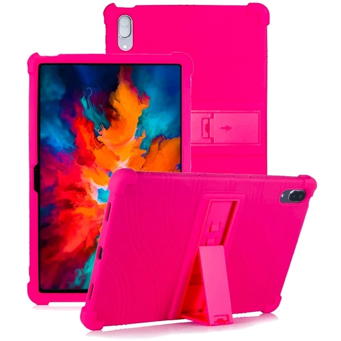 VipMarketim ALLY Lenovo Tab P11 Pro TB-J706 Standlı Silikon Kılıf Tablet Kılıfı-(5775)