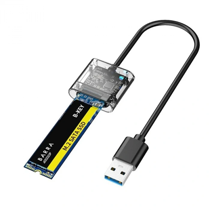 VipMarketim ALLY M.2 Sata USB 3.0 Gen1 SSD Harddisk Kutusu M.2 NGFF- JMS578-(5775)