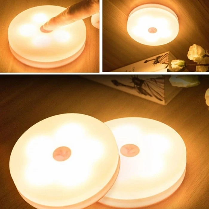 VipMarketim ALLY Mini 5 Led Usb Şarjjlı Tuşlu Gece Lambası Led-(5775)