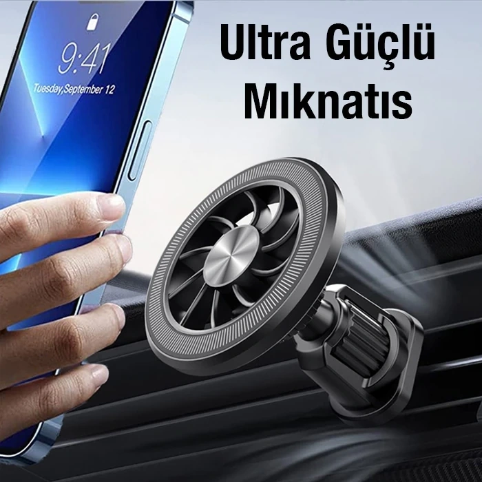 VipMarketim ALLY ML-216 MagSafe Araç İçi Havalandırma Telefon Tutucu-(5775)