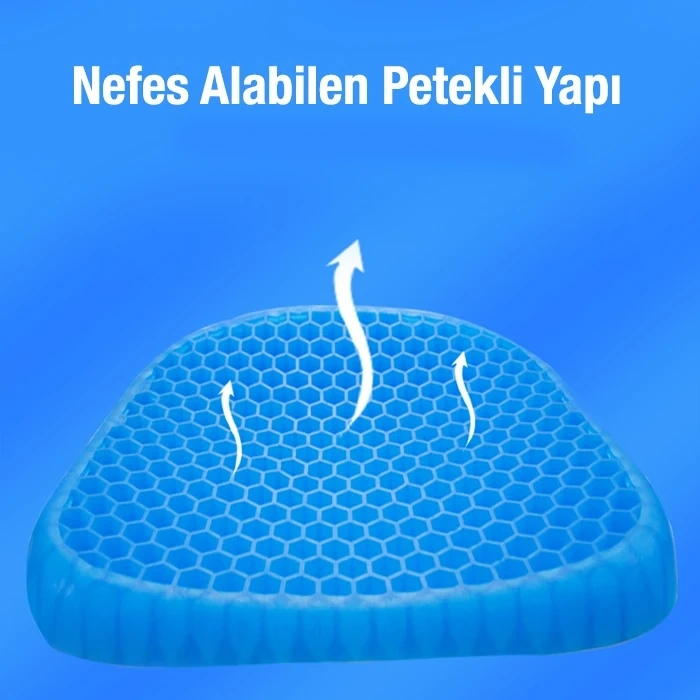 VipMarketim Ally Nefes Alabilen Kaymaz Yumuşak Ev Ofis ve Araba Koltuk Minderi-(5775)