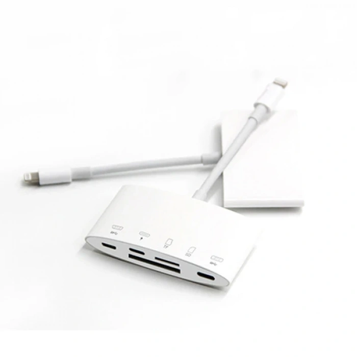 VipMarketim Ally NK-1040+Plus İPhone Lightning To SD/TF Card Usb Kamera Adaptörü-(5775)