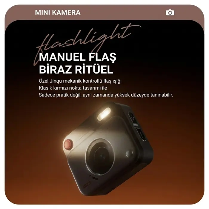VipMarketim Ally PixMini Retro Video Dijital Kamera Ağ Kamerası DVR 1080P HD-(5775)