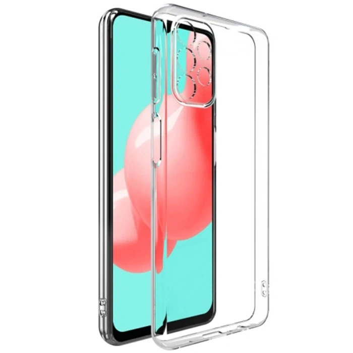 VipMarketim ALLY Samsung Galaxy A32 Ultra İnce Soft TPU Şeffaf Silikon Kılıf-(5775)