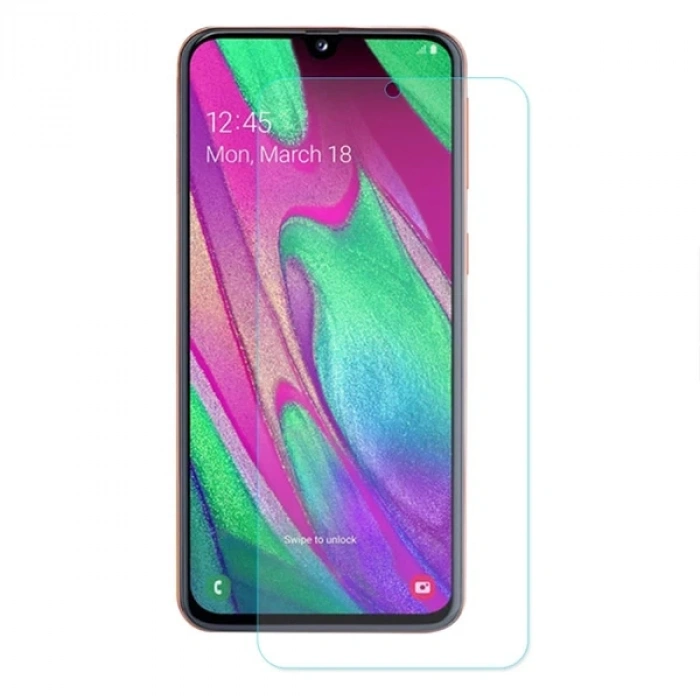 VipMarketim Ally Samsung Galaxy A40 Tempered Kırılmaz Cam Ekran Koruyucu-(5775)