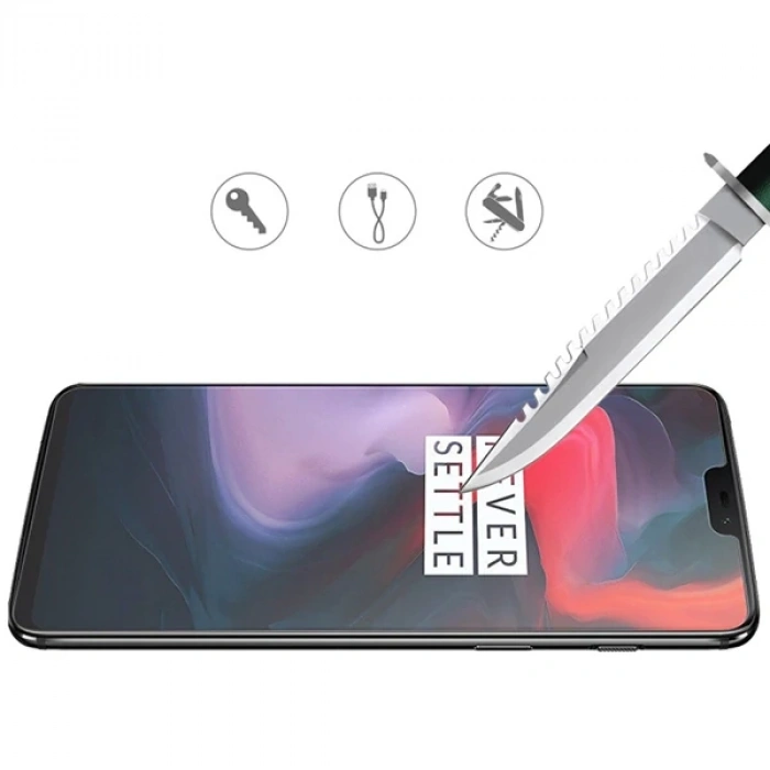 VipMarketim Ally Samsung Galaxy A40 Tempered Kırılmaz Cam Ekran Koruyucu-(5775)