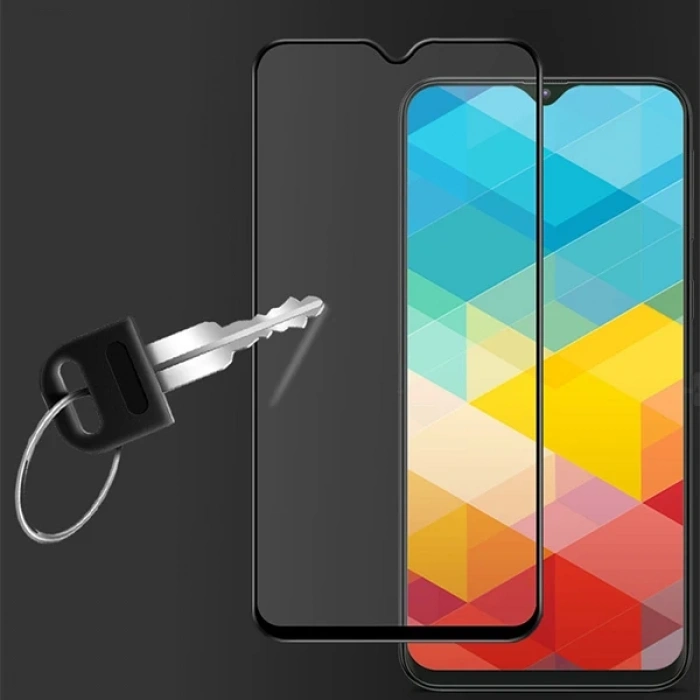 VipMarketim Ally Sm Galaxy M20 5d Full Kaplama Tempered Kırılmaz Cam Ekran Koruyucu-(5775)