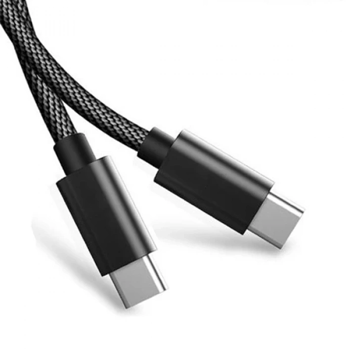 VipMarketim Ally Type-C -TO Type C 60w Qc3.0A Hızlı 0.20cm Kısa Şarj Kablosu-(5775)