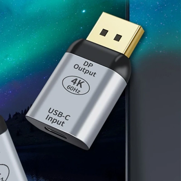 VipMarketim ALLY USB-C to DP 4K Dönüştürücü Adaptör 60Hz-(5775)