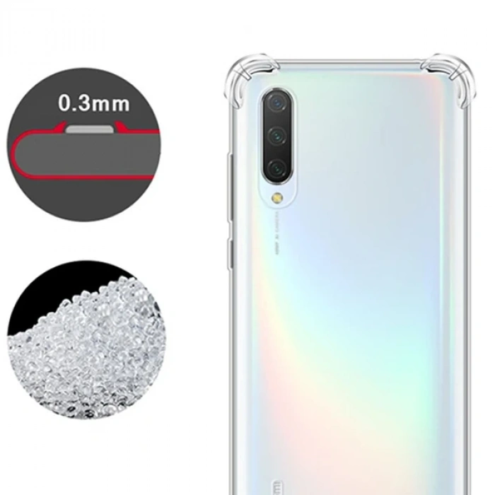 VipMarketim ALLY Xiaomi Mi 10 5G Anti-Drop Shockproof Darbe Emici Silikon Kılıf-(5775)