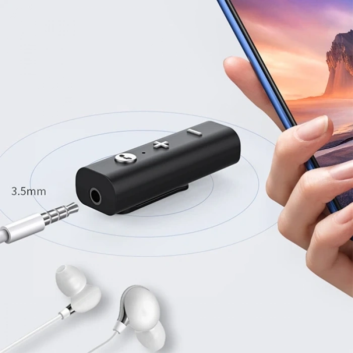 VipMarketim ALLY Yaka Askılı Wireless Kablosuz Aux Bluetooth Adaptör-(5775)