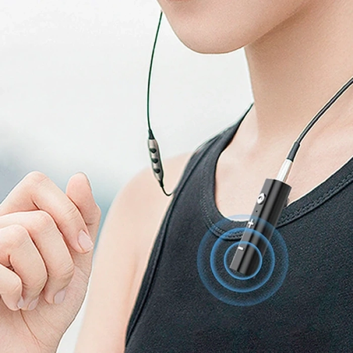 VipMarketim ALLY Yaka Askılı Wireless Kablosuz Aux Bluetooth Adaptör-(5775)