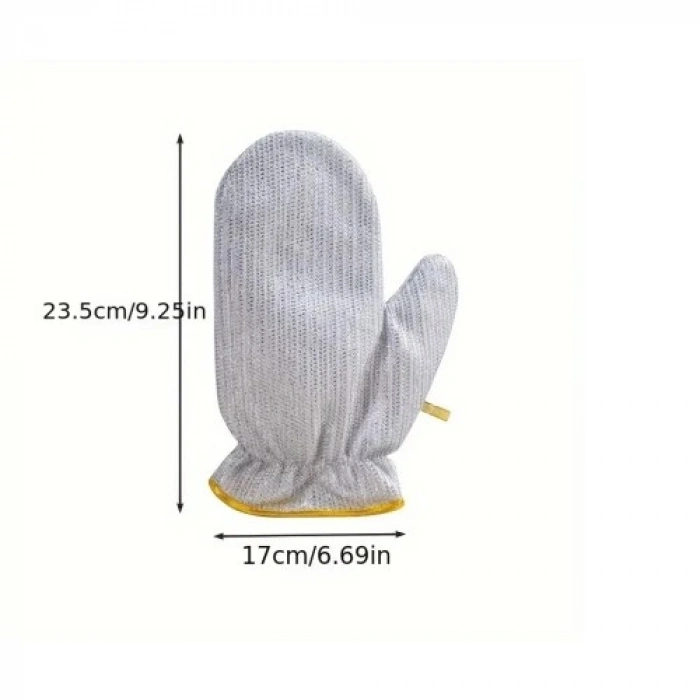 VipMarketim Alüminyum Folyo Yüzeyli Çok Amaçlı Bulaşık ve Fırın Eldiveni