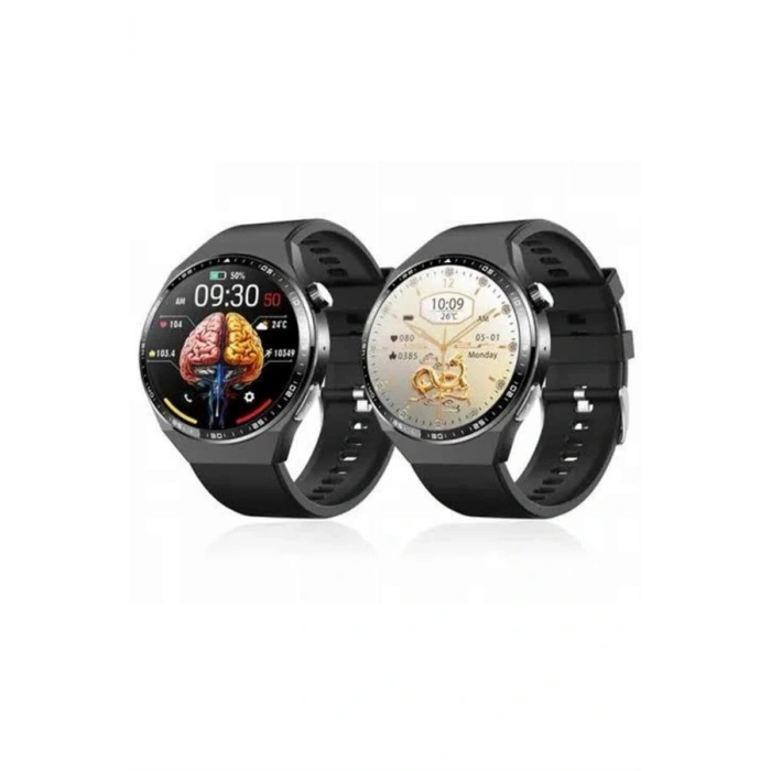 VipMarketim Amoled Ekran Akıllı Saat Üç Kordonlu İOS Android Uyumlu