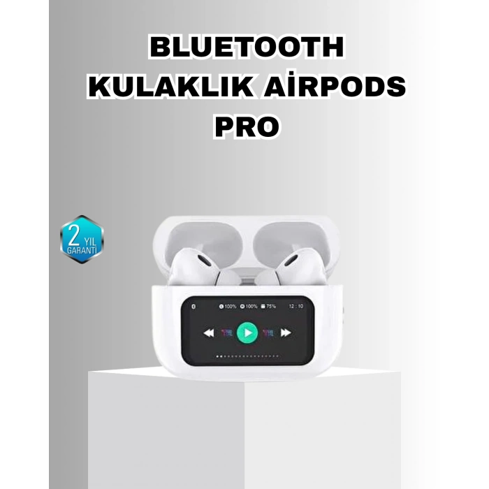 VipMarketim ANC Bluetooth Kulaklık – Dokunmatik Powerbank Kutulu Akıllı Sensörlü