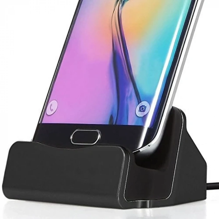 VipMarketim Android Micro Usb Şarj 2in1 Standlı Usb Dock-(5775)
