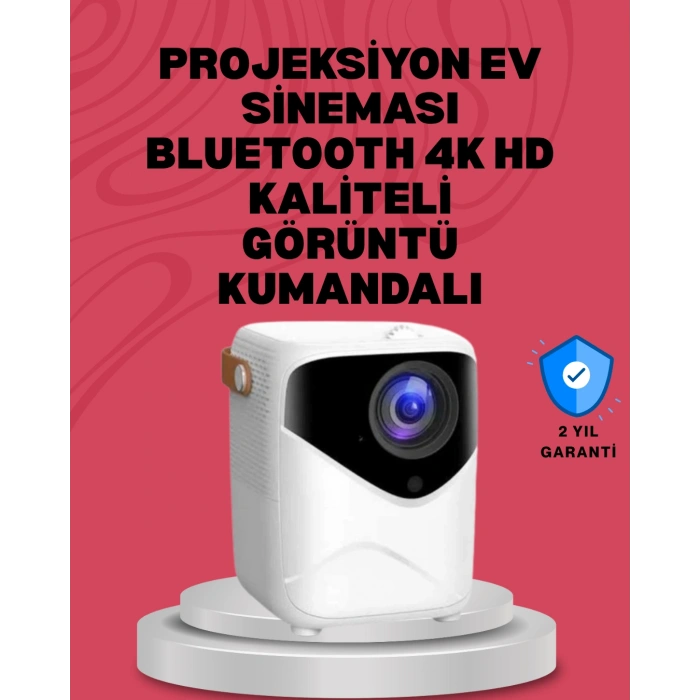 VipMarketim Android Sistemli Mini Projektör – Uygulama Destekli Akıllı Kullanım