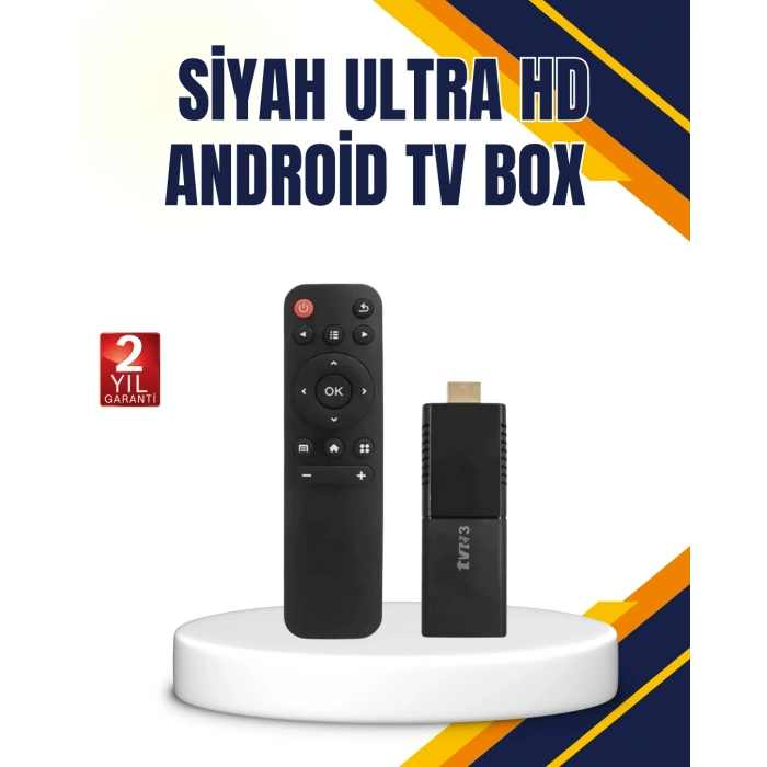 VipMarketim Android TV Stick 4K Ultra HD Görüntü Destekli