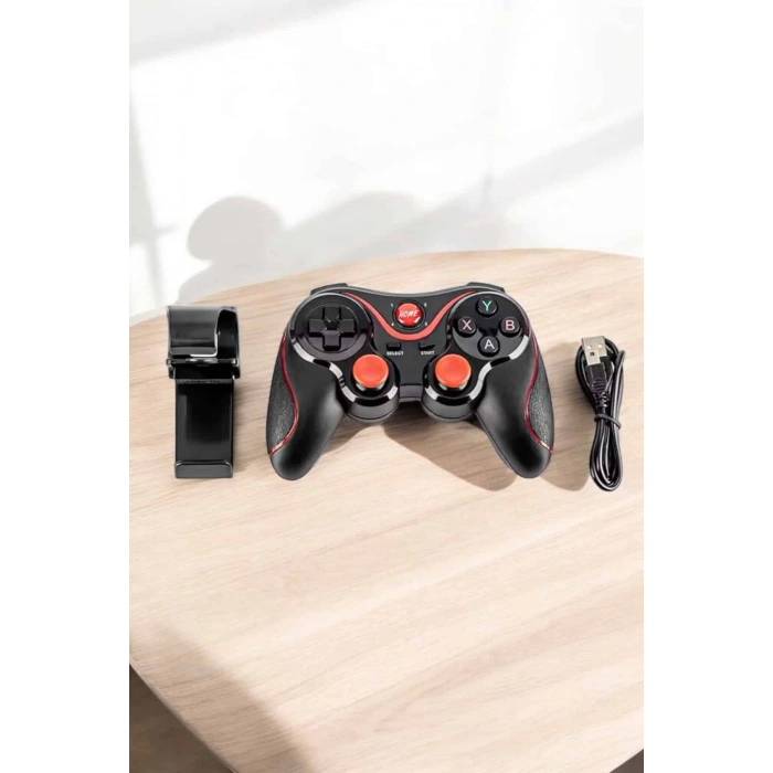 VipMarketim Android Uyumlu Gamepad X3 Game Stick Oyun Kolu Bluetooth Bağlantılı