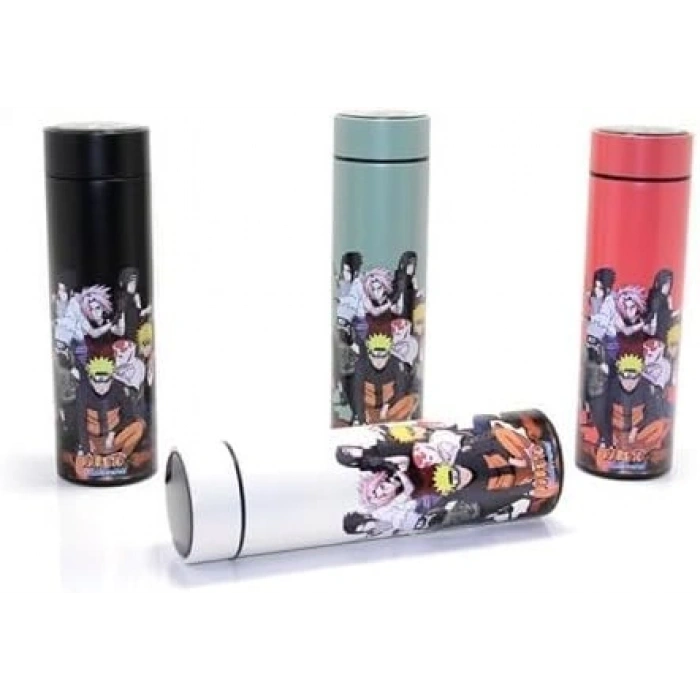VipMarketim Anime Baskılı Dijital Göstergeli Termos 500 ml Model 2