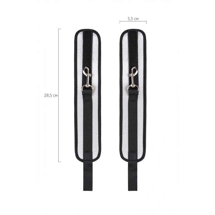 VipMarketim Anonymo BDSM Ayak Kelepçe, Saten, gümüş, 28,5 cm