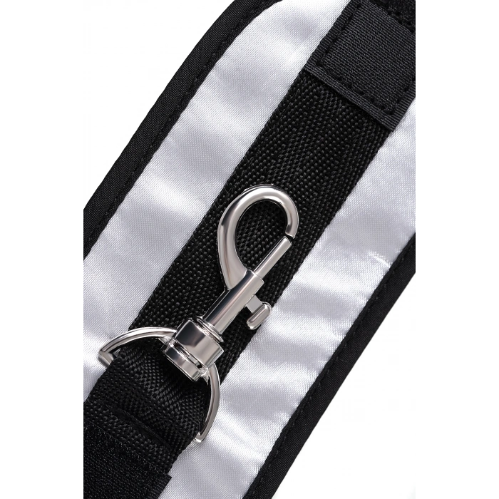 VipMarketim Anonymo BDSM Kapı esaret kelepçe, Polyester, Gümüş, 23 cm