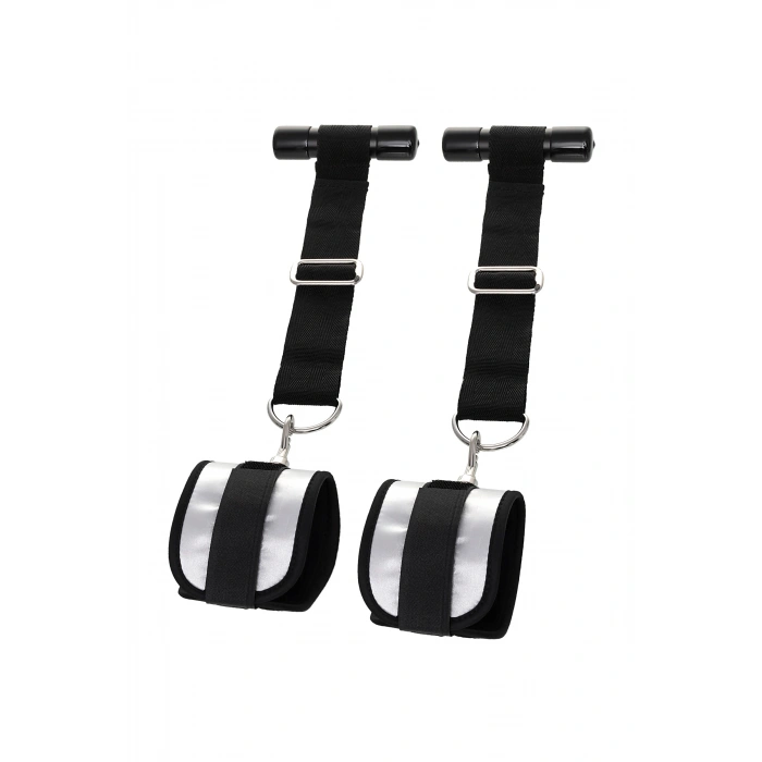 VipMarketim Anonymo BDSM Kapı esaret kelepçe, Polyester, Gümüş, 23 cm