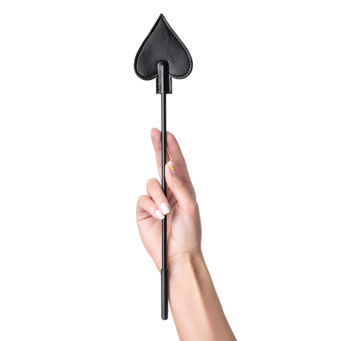 VipMarketim Anonymo BDSM Kırbaç #0007 , PU deri, siyah, 36 cm