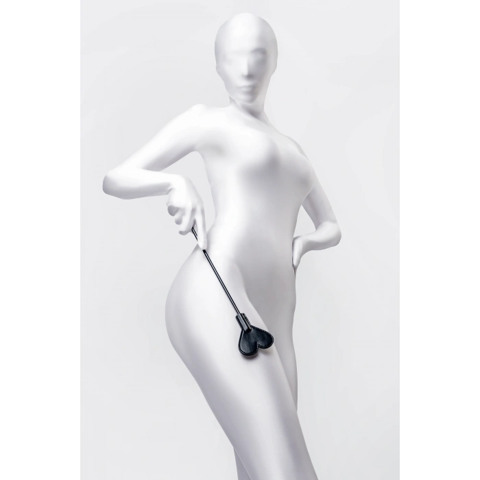 VipMarketim Anonymo BDSM Kırbaç #0008 , PU deri, siyah, 35 cm