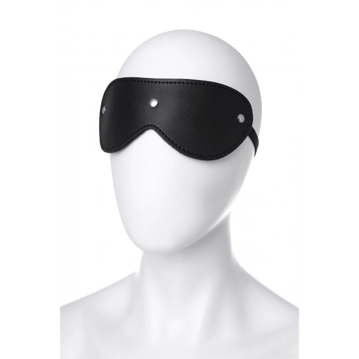 VipMarketim Anonymo BDSM Maske , PU deri, Siyah, 24 cm