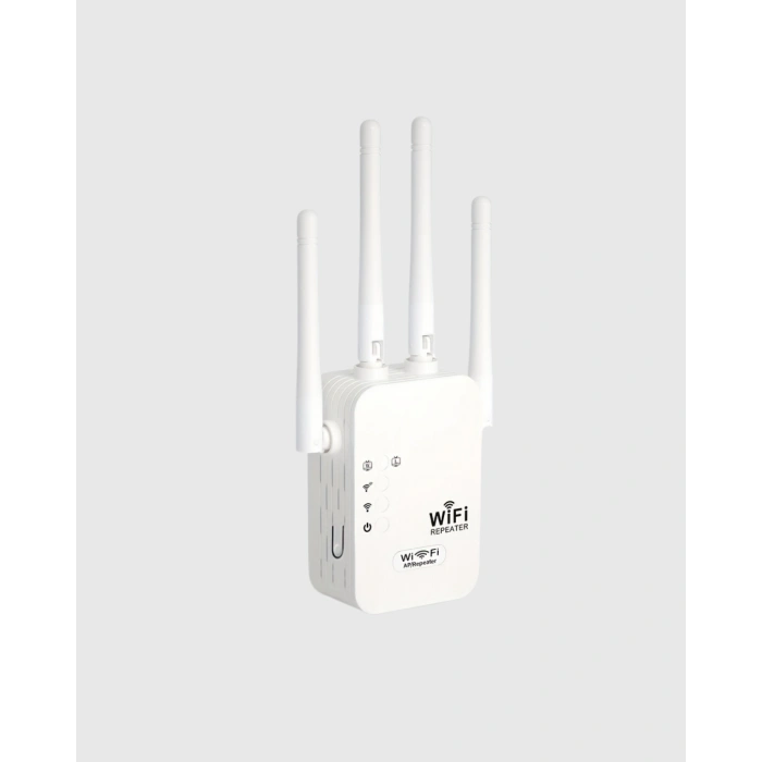 VipMarketim Antenli WiFi Repeater 300m2 Kapsama Alanı WPA3 Güvenlikli