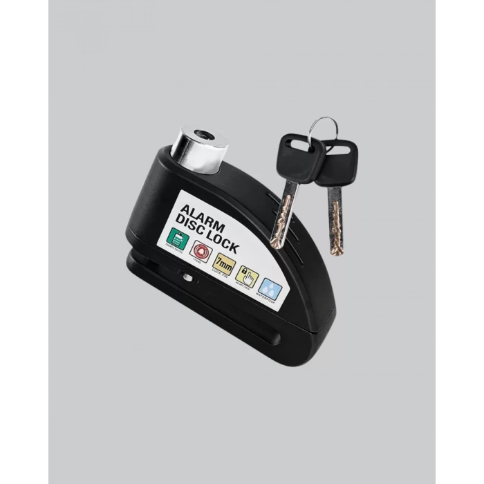 VipMarketim Anti Hırsızlık 110 dB Alarm Disk Fren Kilidi Suya Dayanıklı Çelik Güvenlik Kilidi