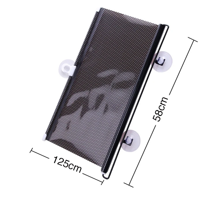 VipMarketim Araba Araç içi Katlanabilir Araç Oto Ön Cam Güneşlik Branda 58x125cm-(5775)