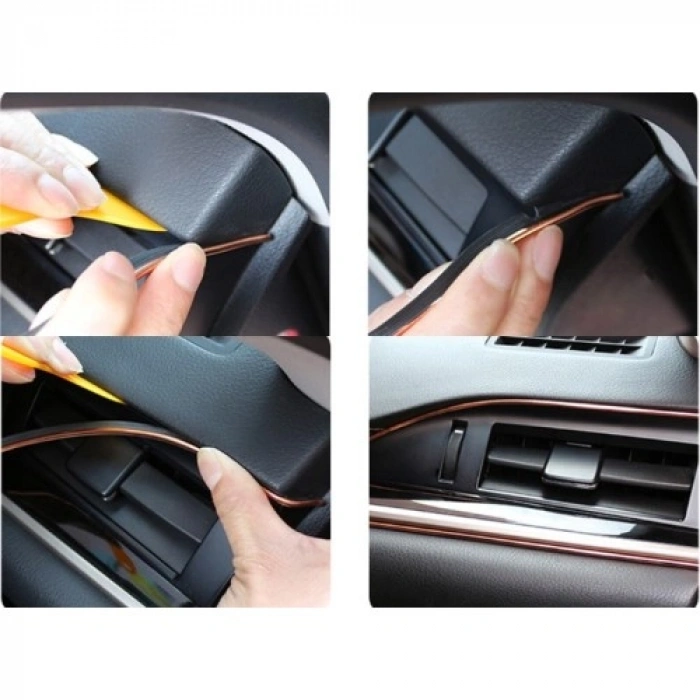 VipMarketim Araba Dekorasyon 5 Metre Şerit Trim