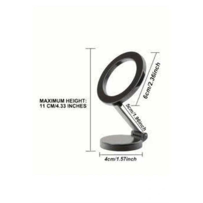 VipMarketim Araç Içi Telefon Tutucu İOS Uyumlu Magsafe Manyetik Mıknatıslı