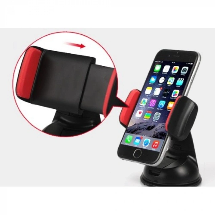 VipMarketim Araç İçi Torpido ve Cam Vakumlu Kısa Boy Telefon Tutucu