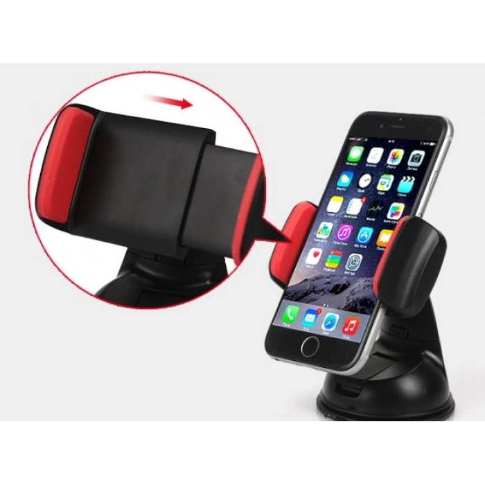 VipMarketim Araç İçi Torpido ve Cam Vakumlu Kısa Boy Telefon Tutucu